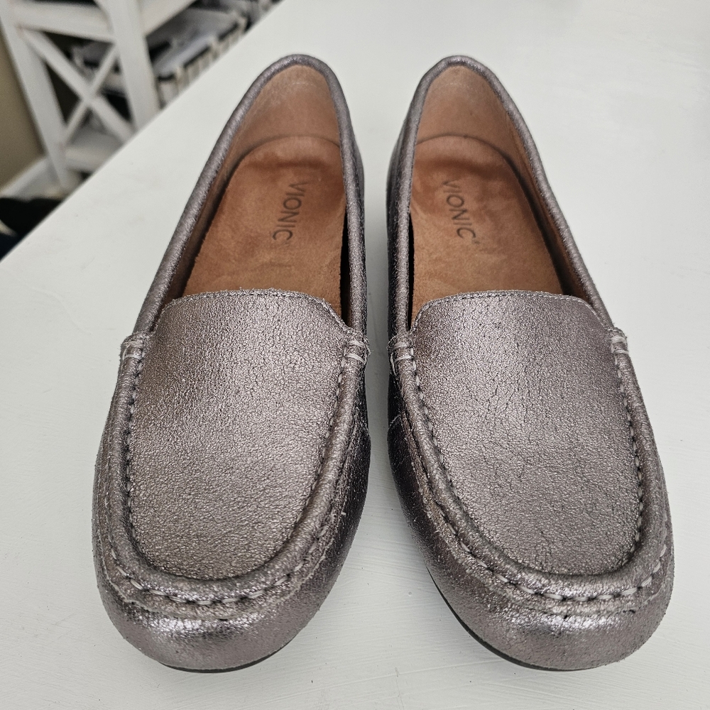 Vionic Pewter Loafers
